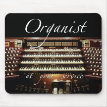 Organist at your service Mousepad