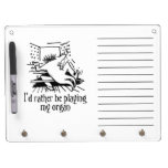 Organist cartoon dry erase board dry erase boards