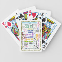Organists are Everything! playing cards