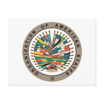 Organization of American States, English postcards by Vexillophile Organization of American States, English postcards