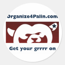 Organize4Palin Handout Stickers