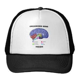Organized Mind Inside (Anatomical Brain Attitude) Trucker Hat