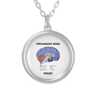 Organized Mind Inside (Anatomical Brain Attitude) Pendant