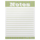 Organizing Forms- Zen Stripes- Notes Letterhead Design