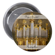¡Órganos para siempre! Botón de la catedral de Mon Pins