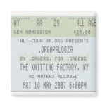 .Orgapalooza - Ticket Magnet