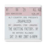 .Orgapalooza - Ticket Magnet