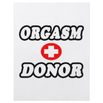 Orgasm Donor flyers