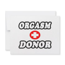 Orgasm Donor invitations