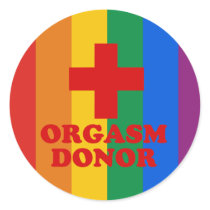 ORGASM DONOR STICKER