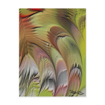 ORGINAL ART WORK SIGNED BoZo FENG SHUI COLLECTION postcards