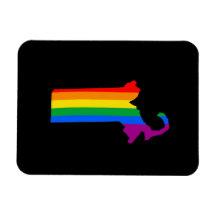 ORGULLO DE MASSACHUSETTS - .PNG IMAN DE VINILO