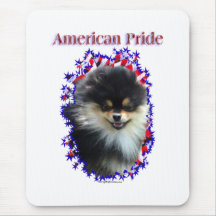 Orgullo de Pomeranian Tapetes De Raton
