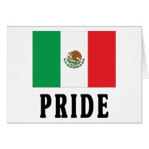 Orgullo mexicano tarjeta