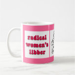 Orgulloso ser una feminista radical taza de café