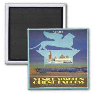 Orient Express Venice 2 Inch Square Magnet