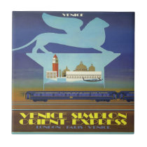 Orient Express Venice Poster tiles