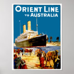 Orient Line to Australia Print