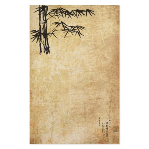 Oriental Bamboo III stationery