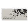 Oriental Bamboo Leaves Zen Spa Gift Certificate Rack Card