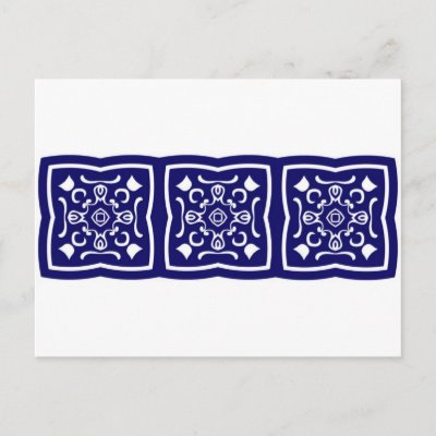 Blue Tile Pattern