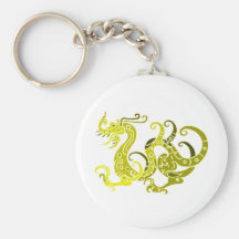 Oriental Chinese Ancient Dragon art Key Chains