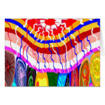 Oriental Festive Decorations Greeting Card