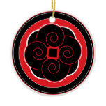 Oriental Flower Design Ornament