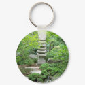 Oriental Garden Statue Key Chain keychains by iona847 Oriental Garden Statue Key Chain keychains