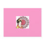 Oriental lady coral post cards