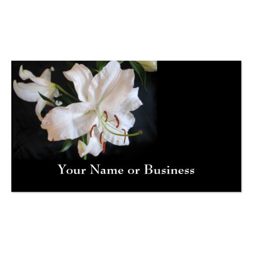 Oriental Lily Business Card