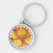 Oriental Lily Keychain