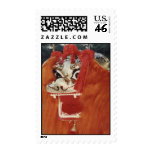 Oriental Lion Postage Stamps