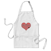 Oriental Longhair Paw Prints Cat Humor Aprons
