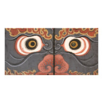 Oriental \Mask from Bhutan photo cards