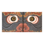 Oriental \Mask from Bhutan Customized Photo Card