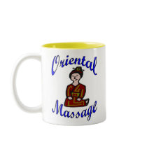 Oriental Massage mugs