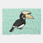 Oriental Pied Hornbill Kitchen Towels