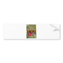oriental pink fairy girl bumper sticker
