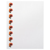 Oriental Poppy Letterhead