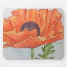 Oriental Poppy Original MOUSEPAD