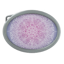Oriental Purple/Blue Belt Buckle