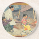 Oriental Scrapbook Drink Coasters