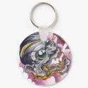 oriental skull demon tattoo keychains