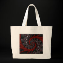 Oriental Spiral Tote bags