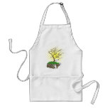 Oriental style blossom tree aprons