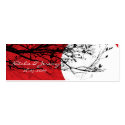 Oriental Swallows in Moonlight Gift Tag /Thank You business cards