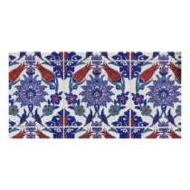 oriental-tile-pattern photo cards