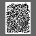 Oriental Tribal Tattoo Design Poster posters