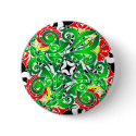 oriental vivid pattern buttons
